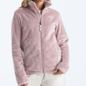 The North Face Women's Light Pink Osito Teddy Fleece Jacket